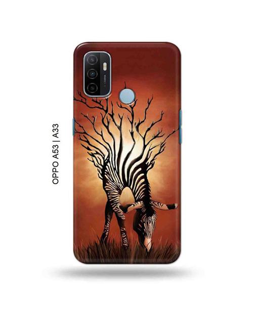 zebra back cover compatible with oppo a53 2020, oppo a33 2020, oppo a53s - 18988969 - Very Small Image - 1