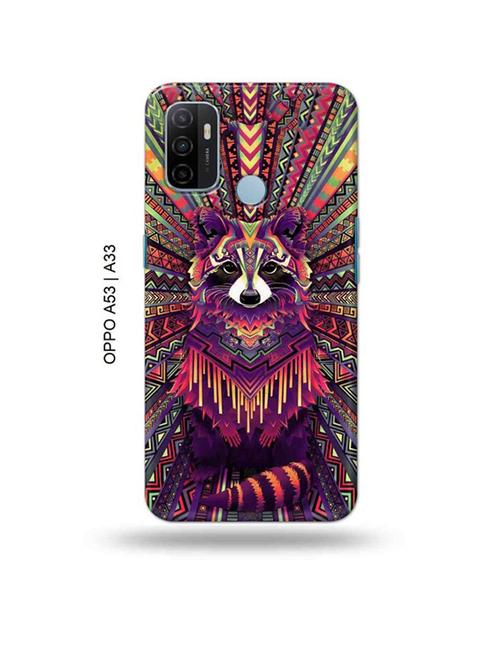 kalankari fox back cover compatible with oppo a53 2020, oppo a33 2020, oppo a53s - 18988988 - Very Small Image - 1