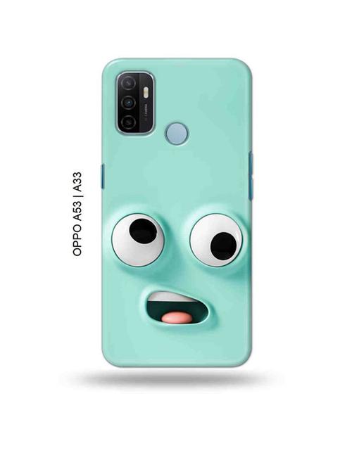 funny face emoji back cover compatible with oppo a53 2020, oppo a33 2020, oppo a53s - 18989037 - Very Small Image - 1
