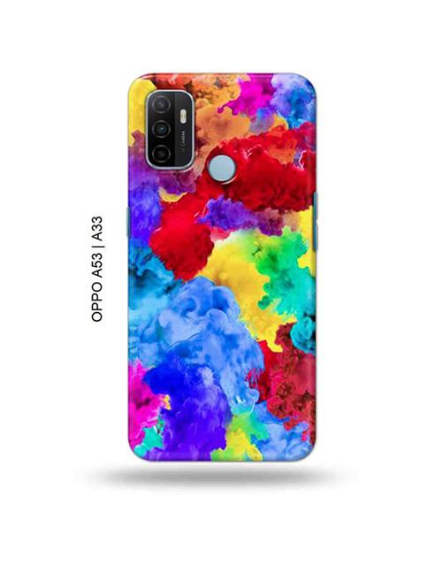 colour holi back cover compatible with oppo a53 2020, oppo a33 2020, oppo a53s - 18989055 - Very Small Image - 1