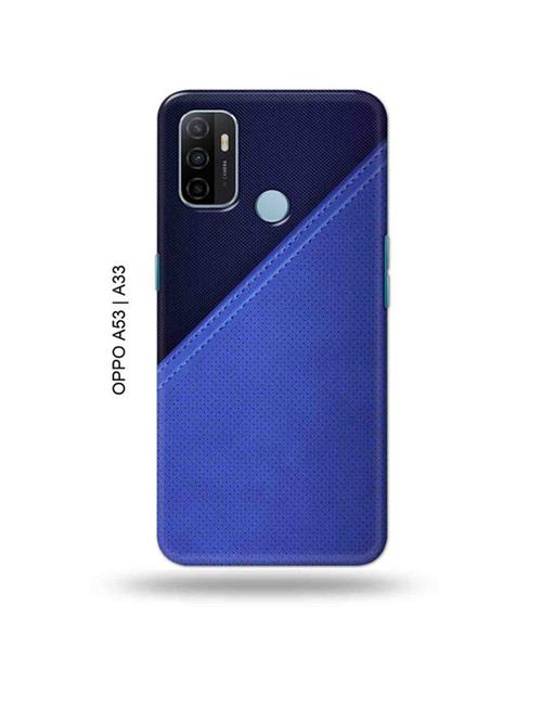 leather back cover compatible with oppo a53 2020, oppo a33 2020, oppo a53s - 18989074 - Very Small Image - 1