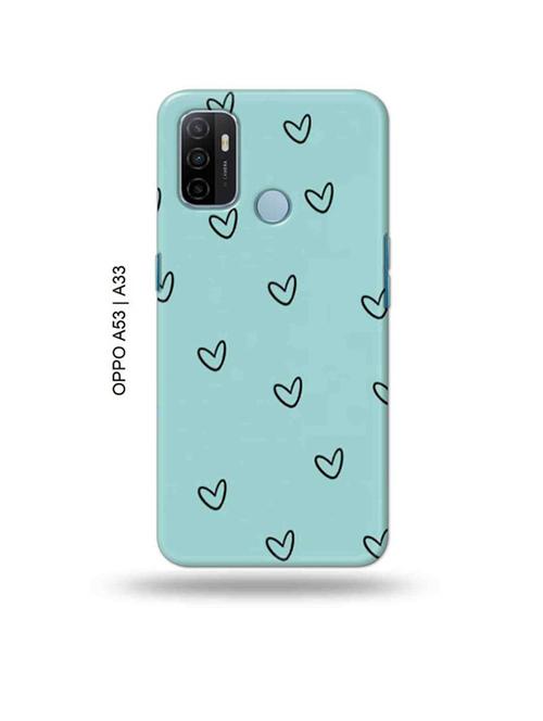hearts back cover compatible with oppo a53 2020, oppo a33 2020, oppo a53s - 18989098 - Very Small Image - 1