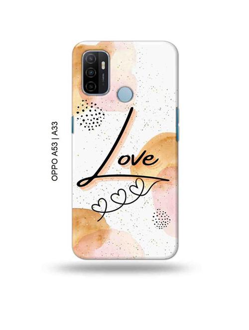 love back cover compatible with oppo a53 2020, oppo a33 2020, oppo a53s - 18989099 - Very Small Image - 1