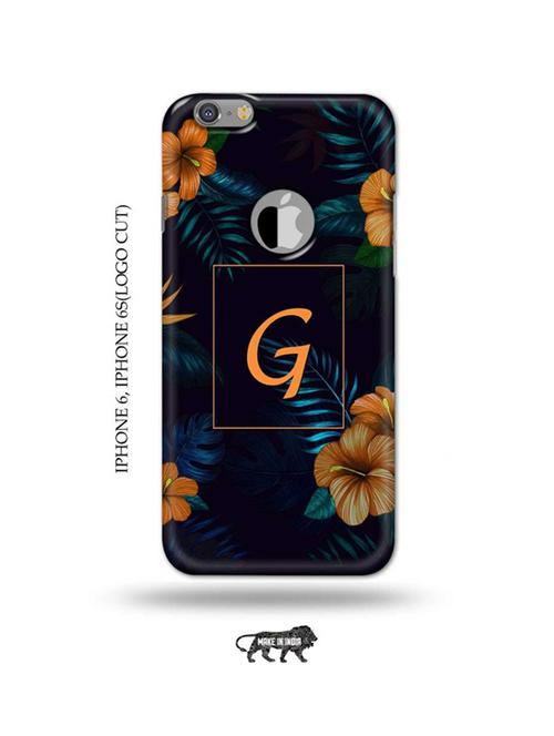 floral g back cover compatible with iphone 6, iphone 6s(logo cut) - 18989291 - Very Small Image - 1