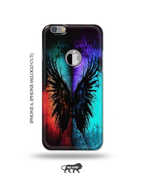 coulrful butterfly back cover compatible with iphone 6, iphone 6s(logo cut) - 18989306 - Very Small Image - 1