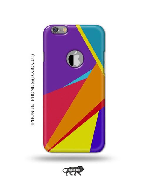 abstract strips back cover compatible with iphone 6, iphone 6s(logo cut) - 18989327 - Very Small Image - 1