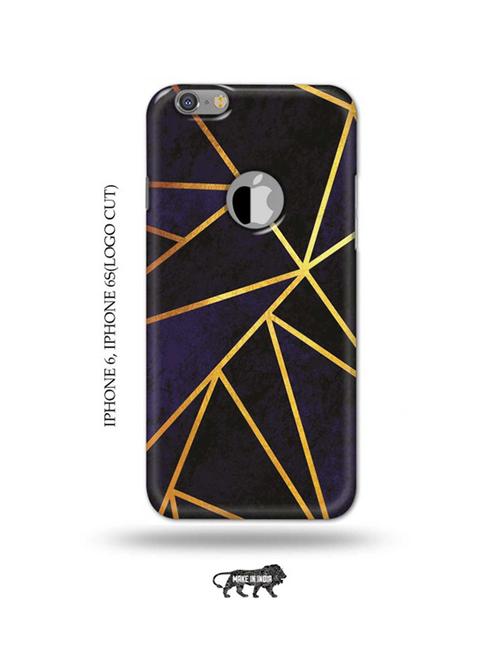 vertical gold strips back cover compatible with iphone 6, iphone 6s(logo cut) - 18989399 - Very Small Image - 1