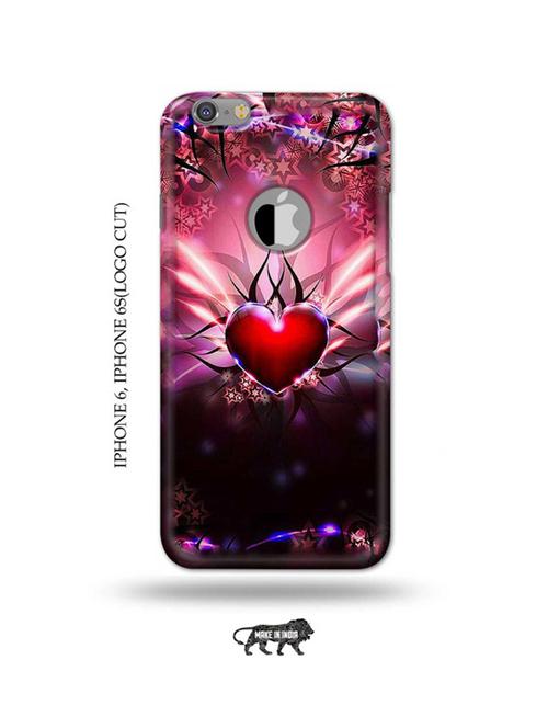 heart back cover compatible with iphone 6, iphone 6s(logo cut) - 18989412 - Very Small Image - 1