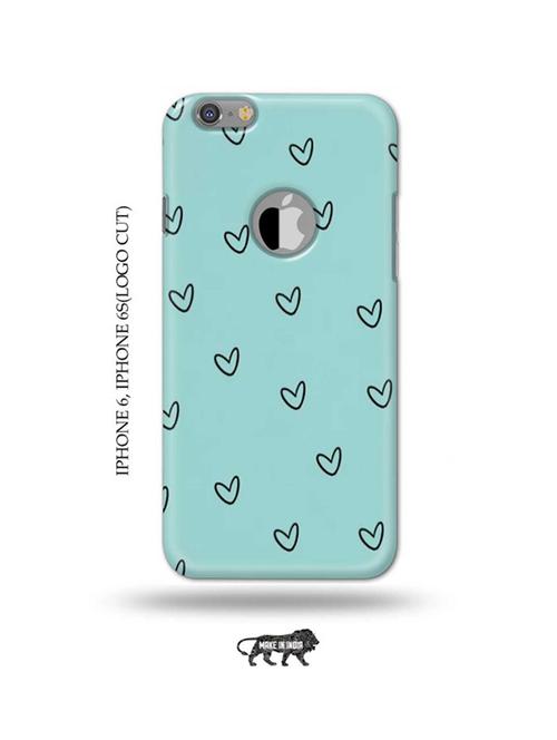 hearts back cover compatible with iphone 6, iphone 6s(logo cut) - 18989422 - Very Small Image - 1