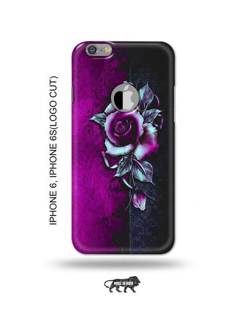 flowers back cover compatible with iphone 6, iphone 6s(logo cut) - 18989444 - Very Small Image - 1