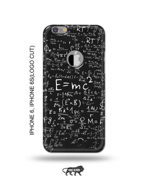 e=mc2 back cover compatible with iphone 6, iphone 6s(logo cut) - 18989461 - Very Small Image - 1