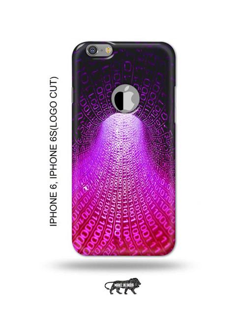 data flow back cover compatible with iphone 6, iphone 6s(logo cut) - 18989466 - Very Small Image - 1