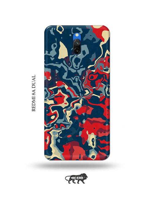 abstract red back cover compatible with redmi 8a dual - 18989569 - Very Small Image - 1