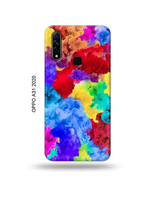colour holi back cover compatible with oppo a31 2020 - 18989691 - Very Small Image - 1