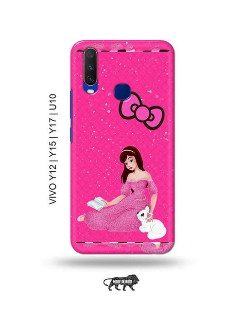 cute girl back cover compatible with vivo y12, vivo y15 (2019), vivo y17, vivo u10 - 18989716 - Very Small Image - 1