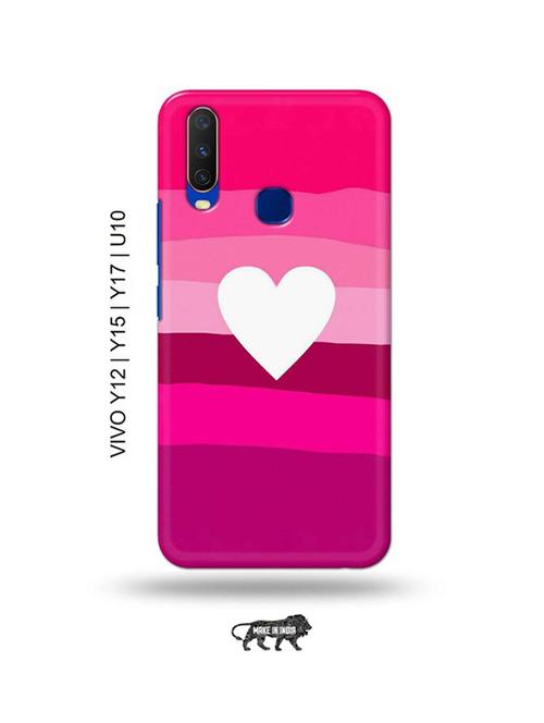 heart back cover compatible with vivo y12, vivo y15 (2019), vivo y17, vivo u10 - 18989754 - Very Small Image - 1
