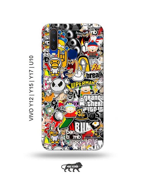 dope back cover compatible with vivo y12, vivo y15 (2019), vivo y17, vivo u10 - 18989780 - Very Small Image - 1