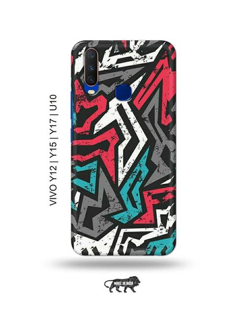 abstract back cover compatible with vivo y12, vivo y15 (2019), vivo y17, vivo u10 - 18989790 - Very Small Image - 1