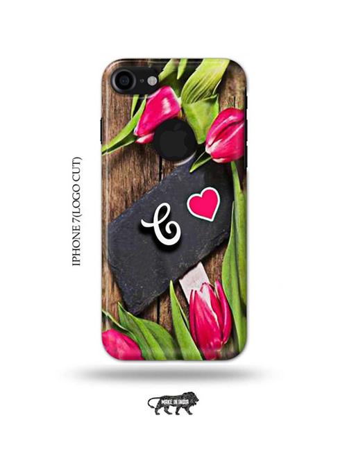 flower letter c back cover compatible with iphone 7(logo cut) - 18989833 - Very Small Image - 1