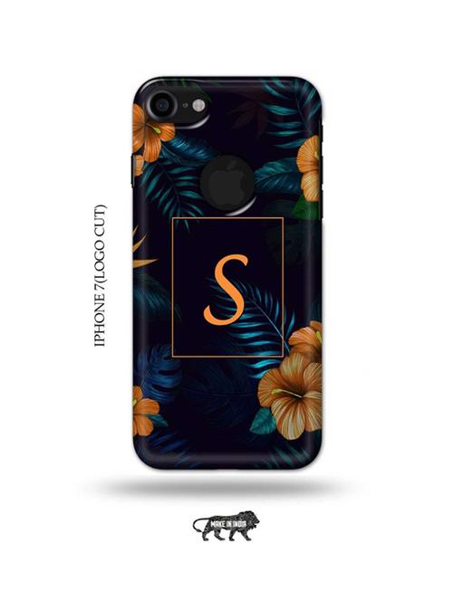 floral s back cover compatible with iphone 7(logo cut) - 18989894 - Very Small Image - 1