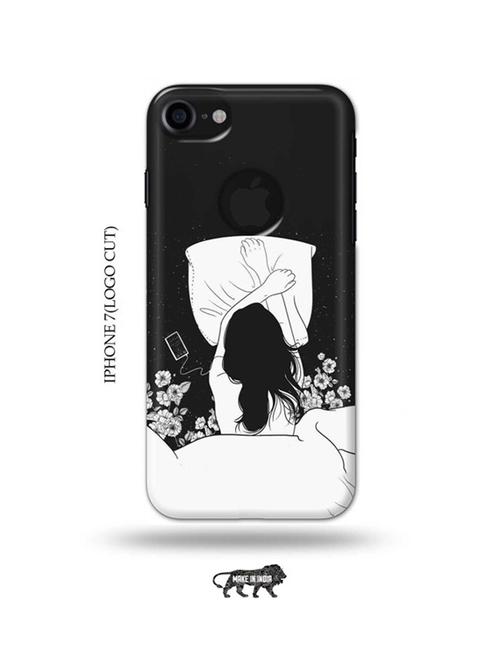 sleepy girl back cover compatible with iphone 7(logo cut) - 18989934 - Very Small Image - 1