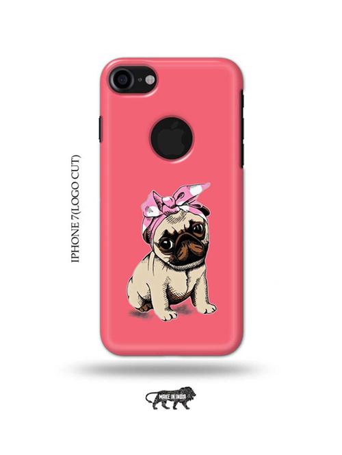 cute dog back cover compatible with iphone 7(logo cut) - 18990009 - Very Small Image - 1