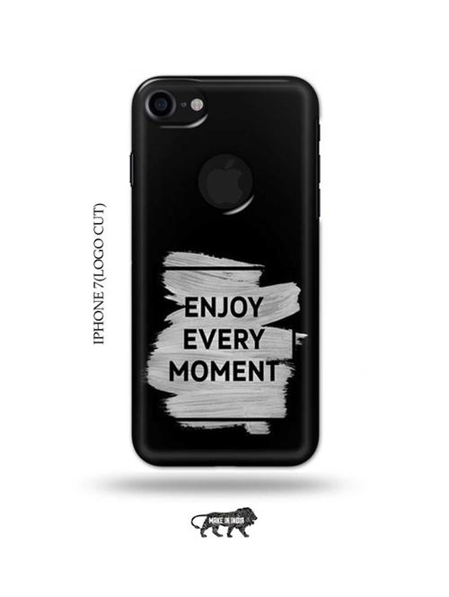 enjoy every moment back cover compatible with iphone 7(logo cut) - 18990029 - Very Small Image - 1