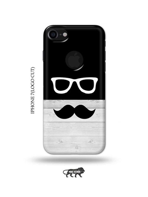 hipster back cover compatible with iphone 7(logo cut) - 18990105 - Very Small Image - 1