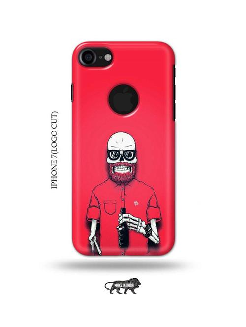 hipster back cover compatible with iphone 7(logo cut) - 18990190 - Very Small Image - 1