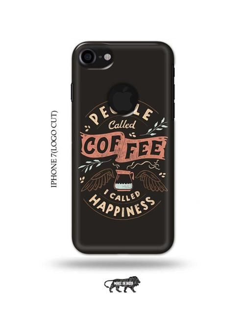 people coffee hapiness back cover compatible with iphone 7(logo cut) - 18990199 - Very Small Image - 1