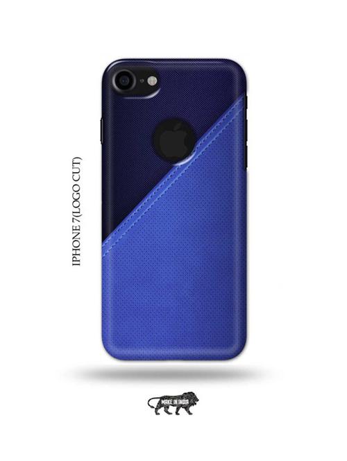 leather back cover compatible with iphone 7(logo cut) - 18990201 - Very Small Image - 1