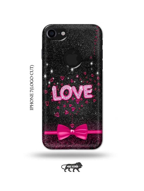 love back cover compatible with iphone 7(logo cut) - 18990212 - Very Small Image - 1