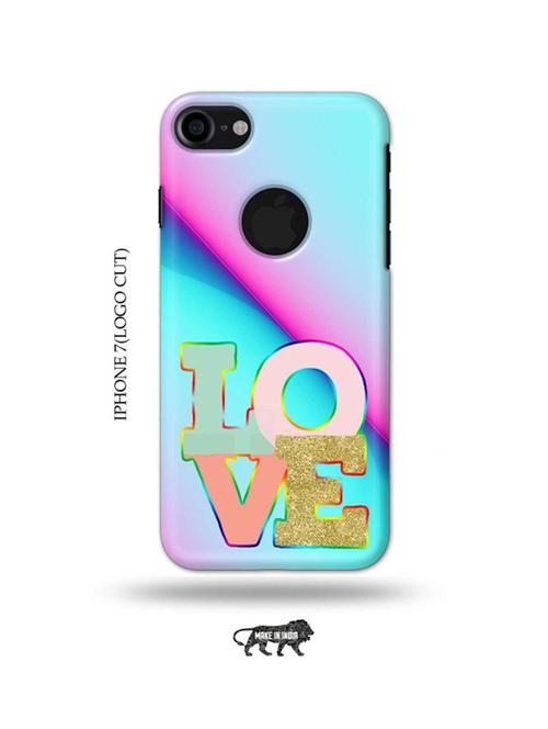 love design back cover compatible with iphone 7(logo cut) - 18990218 - Very Small Image - 1