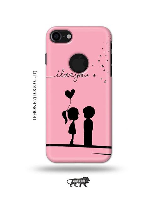 i love you back cover compatible with iphone 7(logo cut) - 18990234 - Very Small Image - 1