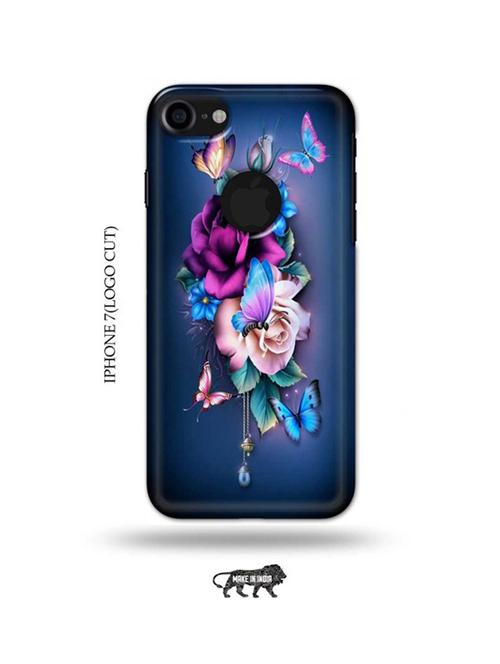 flowers back cover compatible with iphone 7(logo cut) - 18990245 - Very Small Image - 1