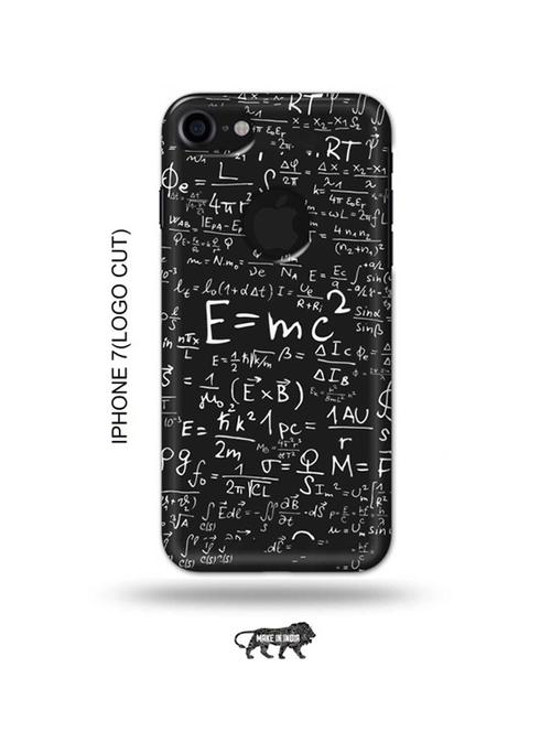 e=mc2 back cover compatible with iphone 7(logo cut) - 18990292 - Very Small Image - 1