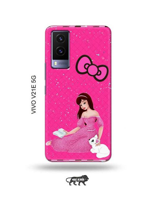cute girl back cover compatible with vivo v21e 5g - 18990408 - Very Small Image - 1