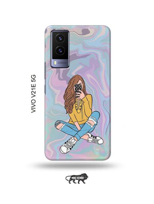 eiffel tower back cover compatible with vivo v21e 5g - 18990411 - Very Small Image - 1