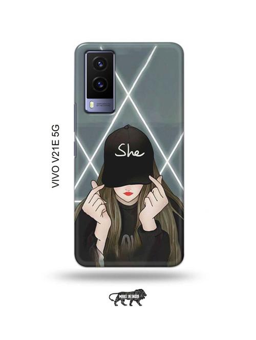 she cap back cover compatible with vivo v21e 5g - 18990436 - Very Small Image - 1