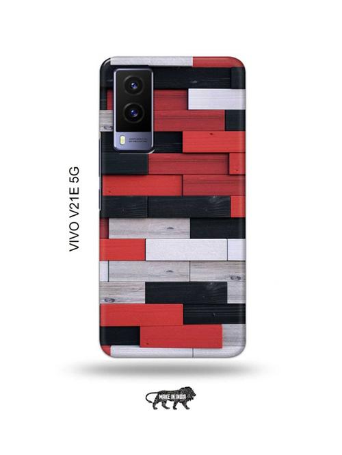 colour wooden bricks back cover compatible with vivo v21e 5g - 18990466 - Very Small Image - 1