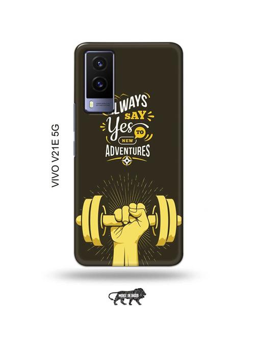 always say yes back cover compatible with vivo v21e 5g - 18990538 - Very Small Image - 1