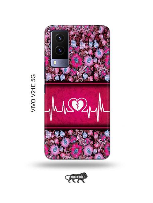 heart ecg back cover compatible with vivo v21e 5g - 18990560 - Very Small Image - 1