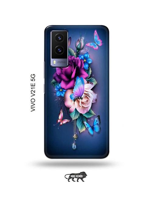 flowers back cover compatible with vivo v21e 5g - 18990746 - Very Small Image - 1