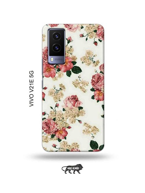 flowers back cover compatible with vivo v21e 5g - 18990761 - Very Small Image - 1