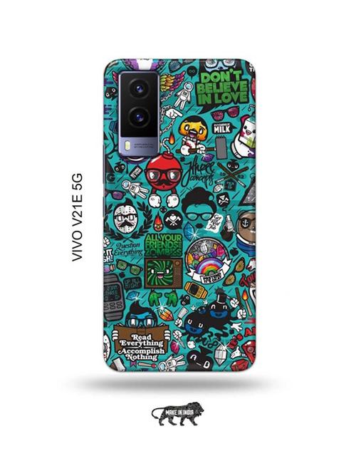 zombies dope back cover compatible with vivo v21e 5g - 18990773 - Very Small Image - 1
