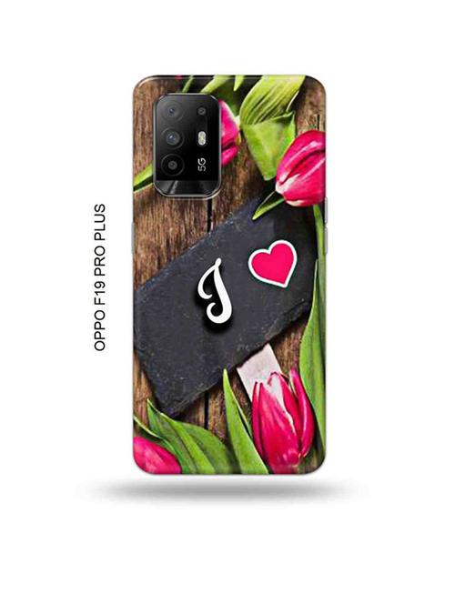 flower letter i back cover compatible with oppo f19 pro plus 5g - 18990788 - Very Small Image - 1
