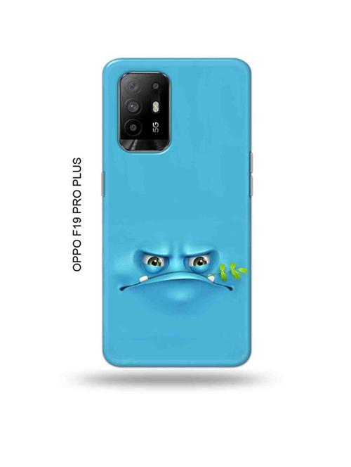 angry face back cover compatible with oppo f19 pro plus 5g - 18990831 - Very Small Image - 1