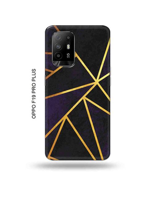 vertical gold strips back cover compatible with oppo f19 pro plus 5g - 18990859 - Very Small Image - 1