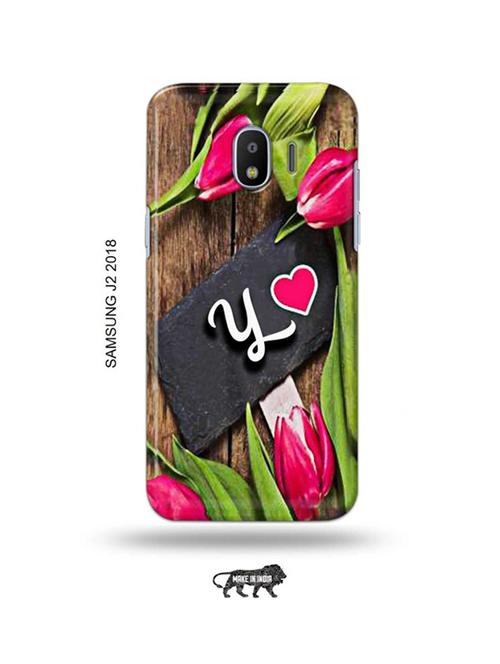flower letter y back cover compatible with samsung j2 (2018) - 18990913 - Very Small Image - 1