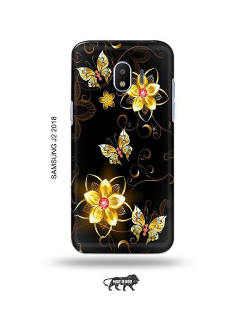 flowers back cover compatible with samsung j2 (2018) - 18991008 - Very Small Image - 1